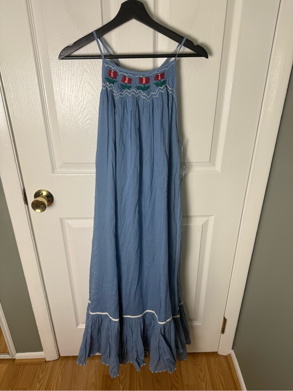 Free People Tip Toeing Tulip Midi Sundress S - Picture 2 of 8